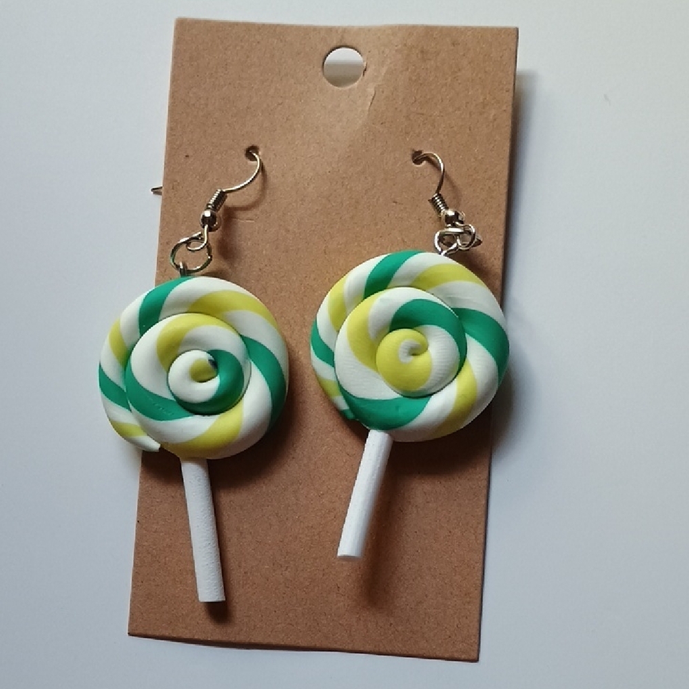 Colorful Lollipop Earrings Set - Picture 4 of 6